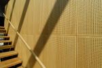 Auditorium Melamine Surface Perforated Wood Sheets / Music Studio Acoustic