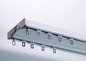 Wholesale curtain box pelmet conjoined double track Shower Curtain Rod Double Track from china suppliers