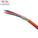Tight Buffer Fiber FTTH 1-4 Core Indoor Fiber Optic Cable Of Flame Retardant