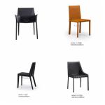 Italian Modern Design Restaurant Leather Dining Room Chair