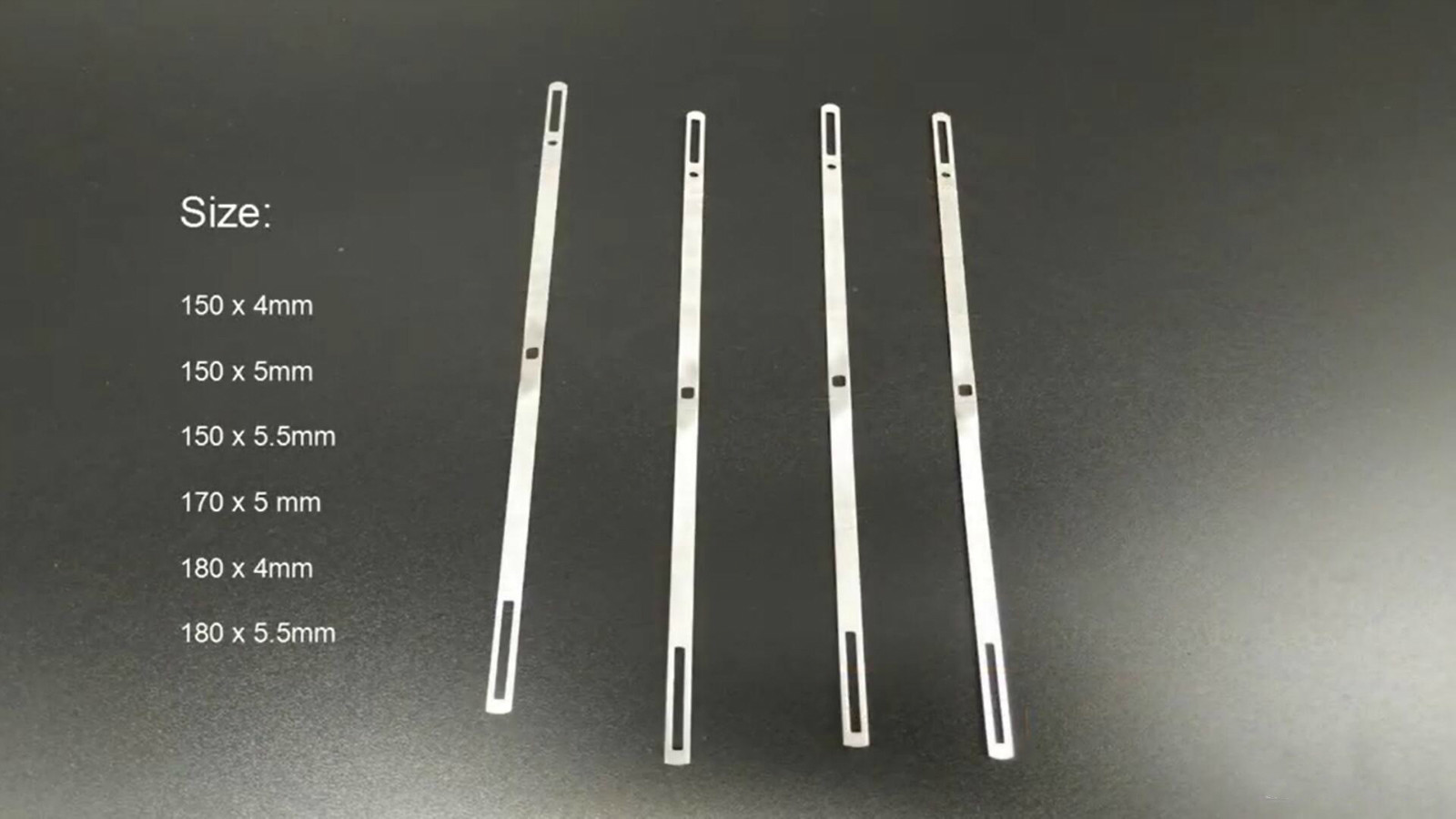 Duplex Knitting SS Wire Heald Wire 180x5.5x0.3 Jakob Muller 163004601