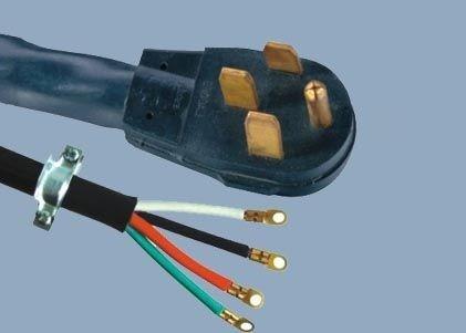 UL CUL CSA 50A 250V Heavy Duty Range NEMA 14-50P Electric Angle Plug American UL