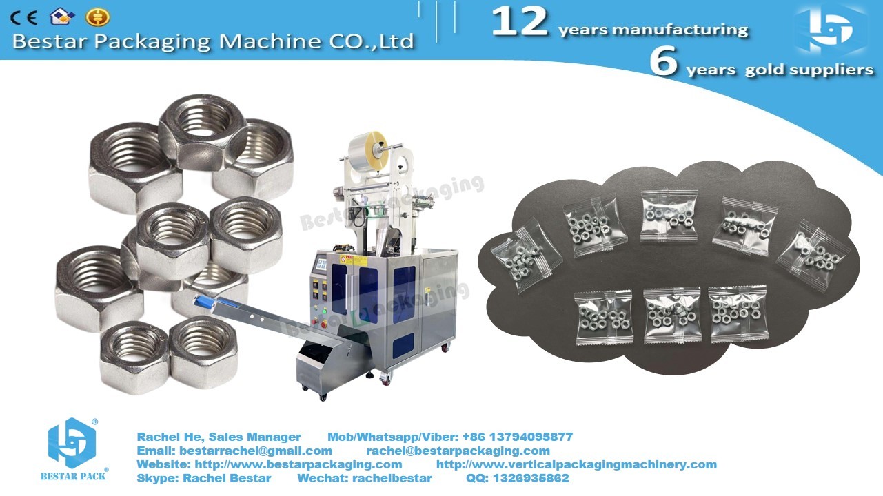 Hardware nuts automatic counting packing machine