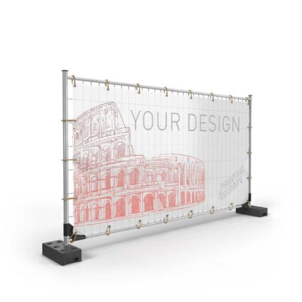 Heavy Duty Airtex Longlife Fence Banner Weatherproof Sport Banner Digital