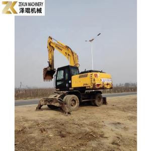 Wholesale 2017 Hyundai Robex 210 Used Compact Excavator 210W-7 4WD from china suppliers