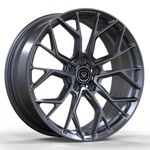 Wholesale Custom 1Piece Forged Aluminum Alloy Rims BMW 760E 21”Gloss Gun Metal from china suppliers