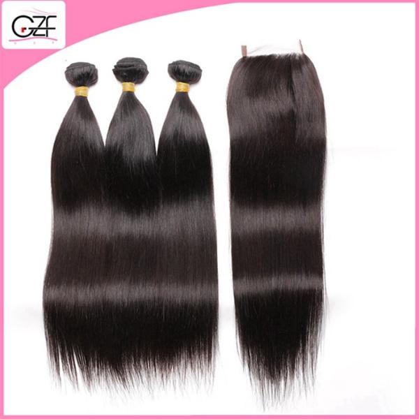 7A 4 pcs Virgin Straight Hair Can Be Mixed Length Malaysian Straight Hair with