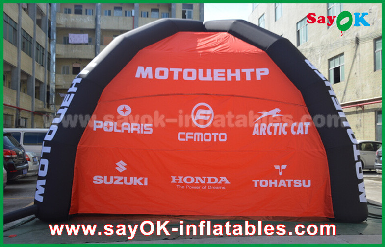 Air Camping Tent Customized Printing Logo Inflatable Air Tent For Exhibition Party Decoration