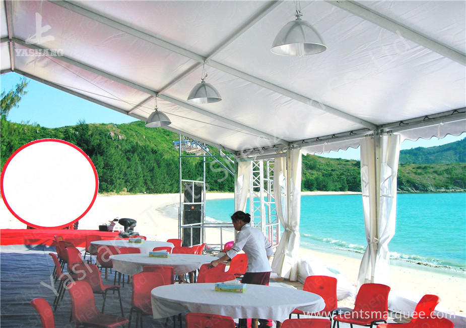 Outside Ultraviolet Resistant white Cover Aluminum party Tent Building