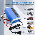 Electric Vehicle E-bike Scooter LCD Display 6V 12V 10a Smart Battery Charger