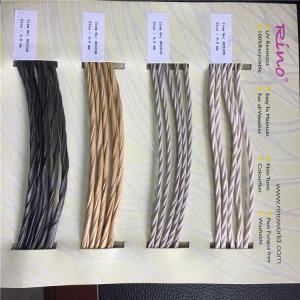 Wholesale Strong Weaving Poly PVC Rattan Plastic Material 5mm Size UV Resistant from china suppliers