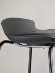 Classic Black Bar Stool Light Weight And Sophisticated Leather Bar Chairs