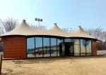 Luxury Triple Top Large Glamping Safari Tents For Hotel Restaurant