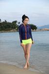 2019 UV Protection Swimming suit for women long sleeve and legs swimwear shorts