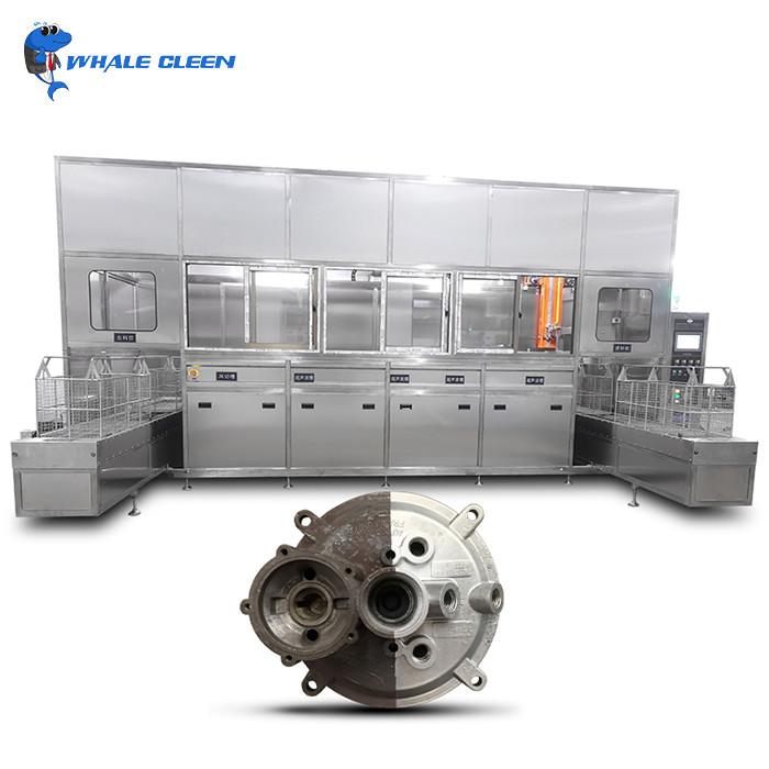 Industrial Full Automatic PLC Hydrocarbon Vapor Ultrasonic Cleaning Machine for car parts