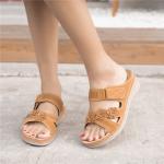 BS073 Summer 2021 New European And American Sandals Women'S Wedge Heel Car