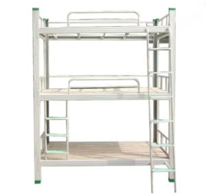 Wholesale Thickened Steel School Furniture Three Layers Metal Bunk Bed Less Space from china suppliers