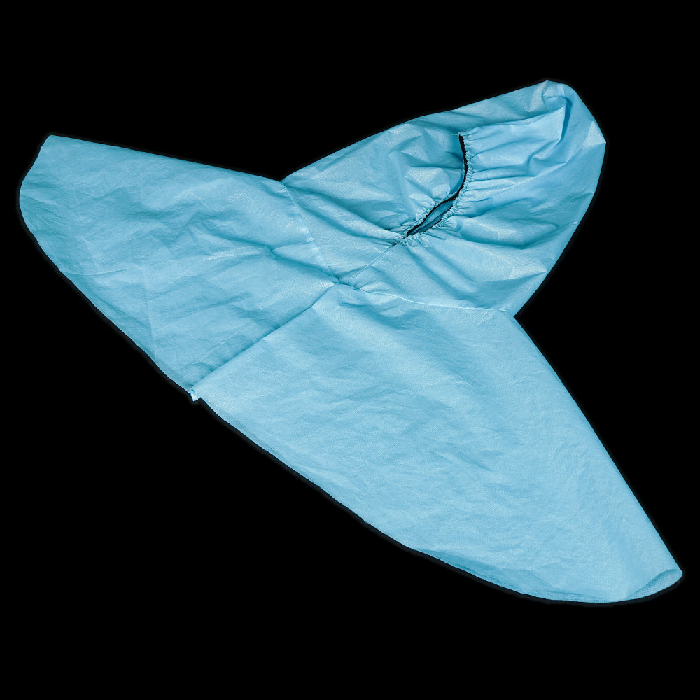 Head Protection Hood Medical Surgical Hood Cover PE+PP Non Woven Disposable Muslim Cap