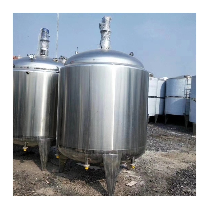 Horizontal Cryogenic Chemical Liquid Steel Making Machine Stainless Mixing Tank