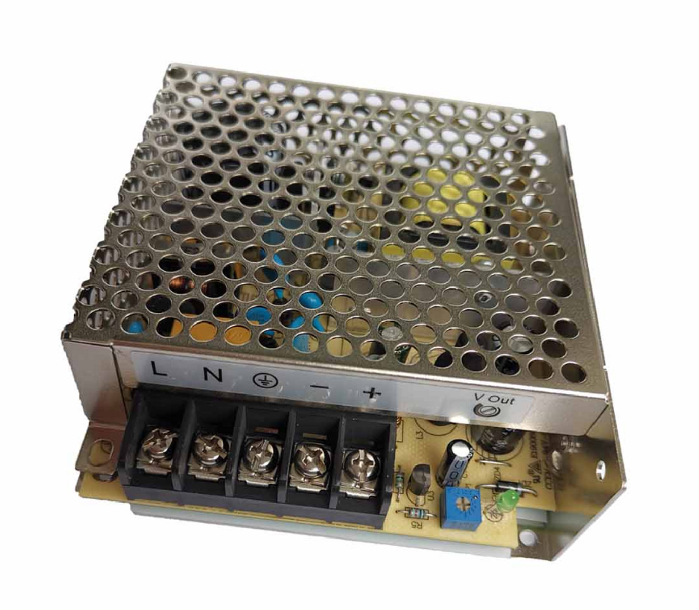 60W Auto Recovery Din Rail Switching Power Supply Low Temperature Rise Durable