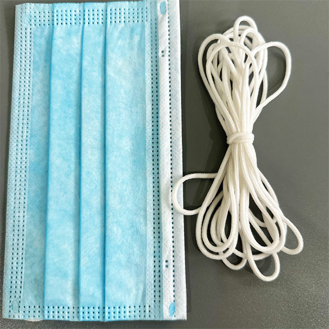 Spandex Nylon White Round Elastic Cord Rope String Band Tape 2.5mm 2.8mm 3mm