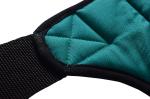 Green Breathable Mesh Wheelchair Seatbelts Wrapped Herringbone Cotton