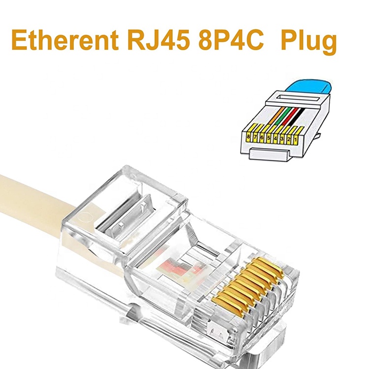 Ethernet RJ45 8P8C Male to Telephone RJ11 4P4C Female Socket ADSL Connector Converter Extension Cable Adapter