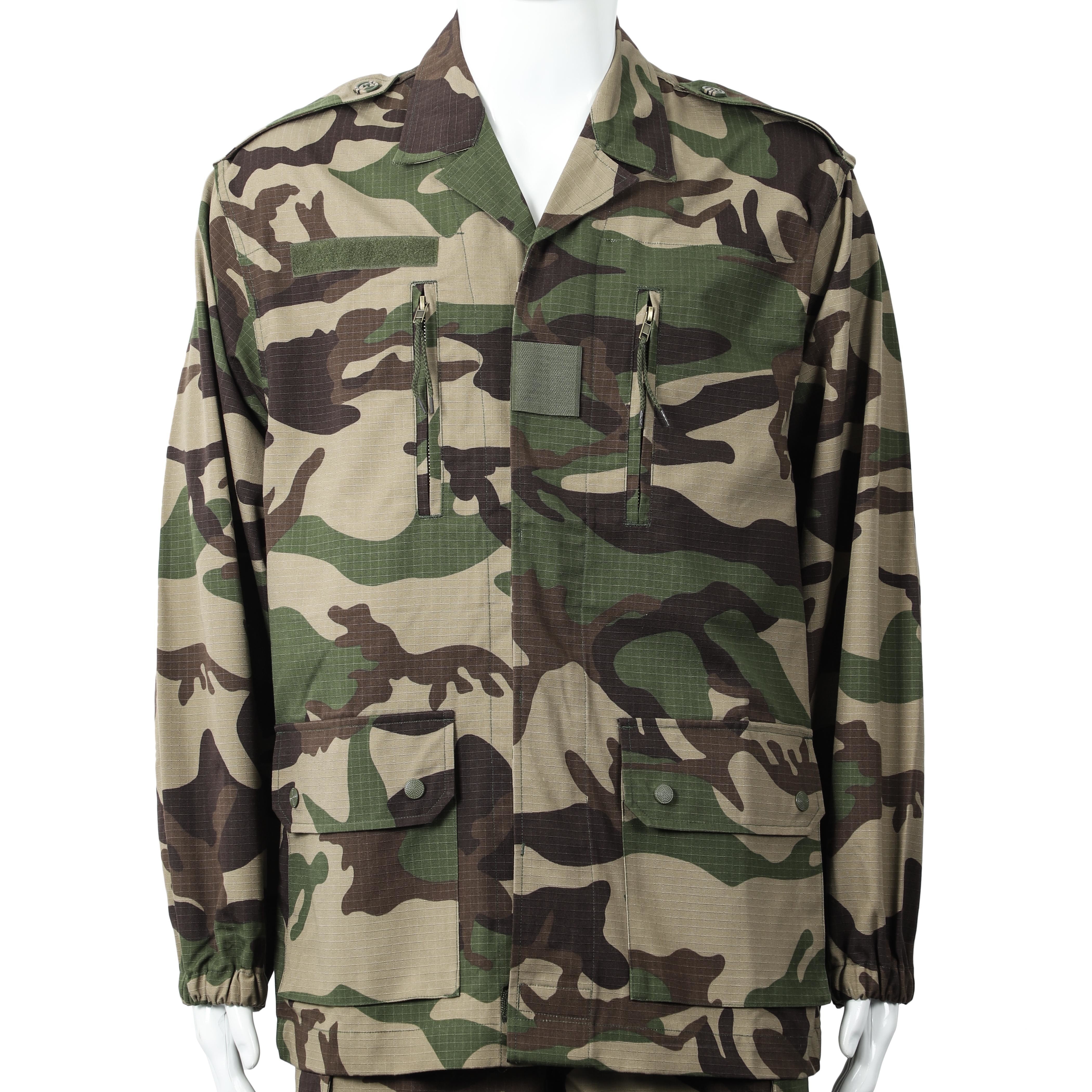 Factory Supply T/C French Camo F1 French Military Uniform ( Shirt+pants+cap)