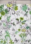 Transfer foil for leather Flower design transfer film for pvc leather G4027 Hot