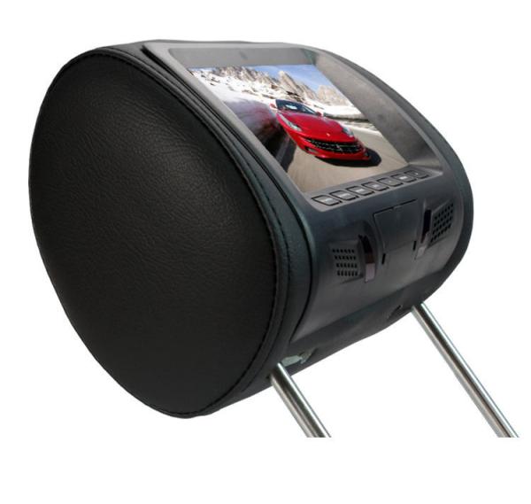Quality 7 inch Dvd Headrest Monitor Car Seat TV Screen with MP3 MP4 Players for sale