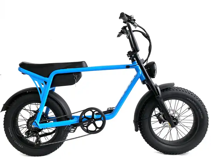 Adults Electric Fat Tire Bike 48V 500W 750W With 40km/H Max Speed Lithium Battery