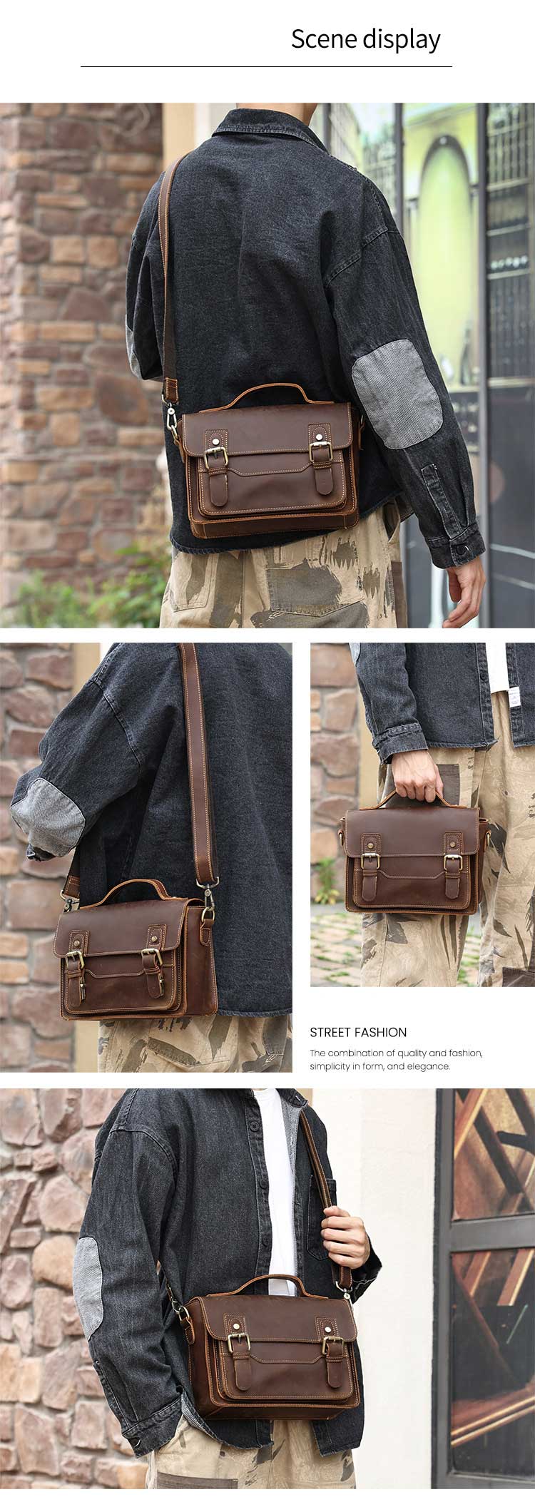 Minibook Vintage Messenger Bag The Perfect Combination of Style and Functionality