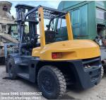 used 7ton tcm 3stages diesel forklift FD70Z8 originally made in japan,low