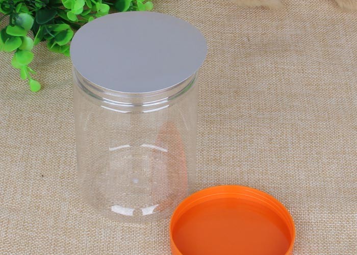 550ml / 580ml Dry Food Container Clear Pet Jars PET Can PP Cap Heat Protection