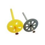 60mm Washer Plastic Insulation Anchors 8*95mm With Steel Nail Interior