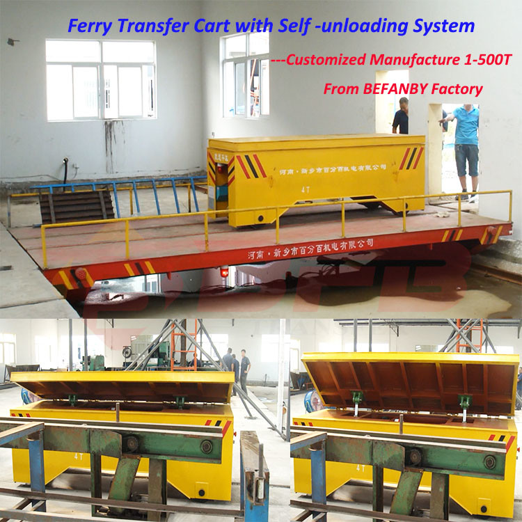 10 ton rail traverser battery operated coil cart for steel industry ferry