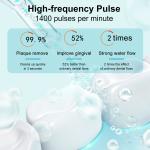 Oral Irrigator Dental Water Flosser 1200-1400 times/Min With 300ML Water Tank