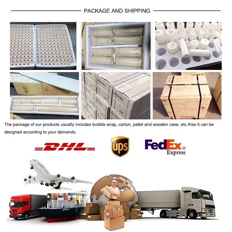 Custom Size Aluminium Nitride Ceramic Sheet AIN Disc AIN Ceramic Substrate