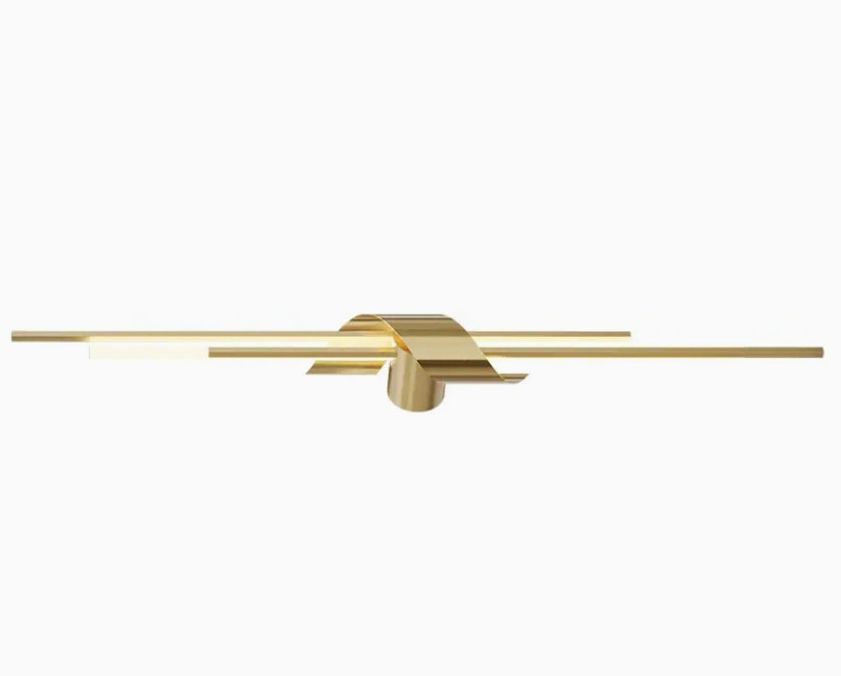 Nordic minimalist light luxury long strip wall lamp simple modern living room TV background wall bedroom bedside mirror grille lamp