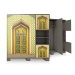 Bedroom Cold Rolled Steel Storage Cabinet With Doors 0.6mm