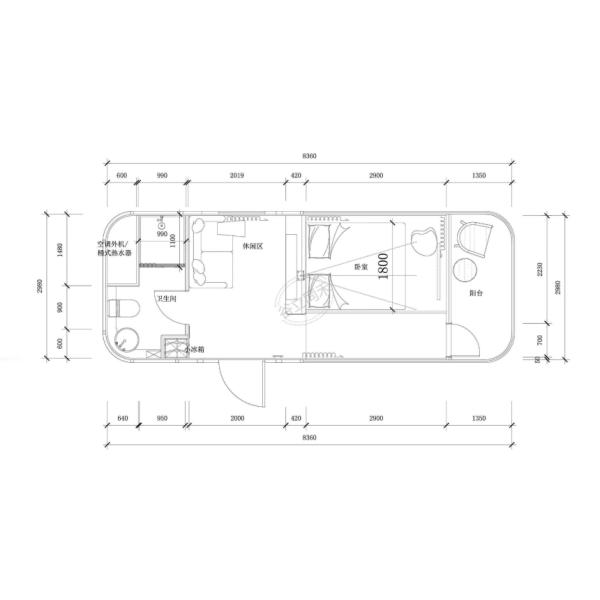 Modular Container Houses Prefab Mobile Space Capsule Homes with Customized Design
