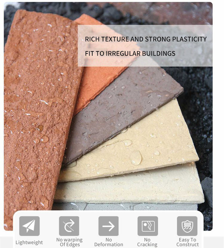 Durable Soft Ceramic Tiles For wall Brick Wall Imitation Texture
