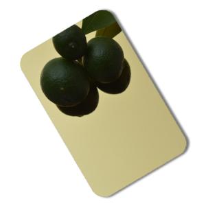 Wholesale 316 316L Mirror Finish Stainless Steel Sheet PVD Gold Color 0.3 - 3mm from china suppliers