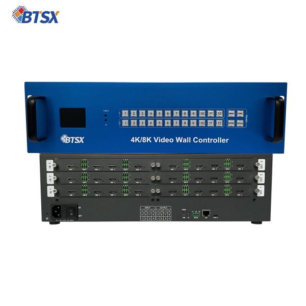 3840x2160P60 Maximum Input Resolution HDMI Video Wall Controller with RS232 Serial Port Control Mode
