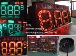 Station Price Gas LED Signs For Petrol Station Waterproof IP65 Display Dimming