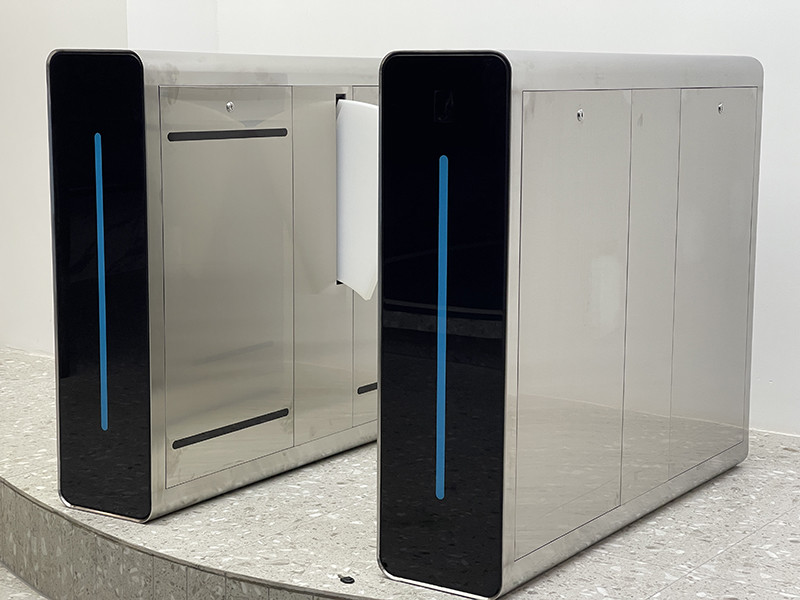 Office Access Control Speed Gates Face Recognition Flap Turnstile Gate