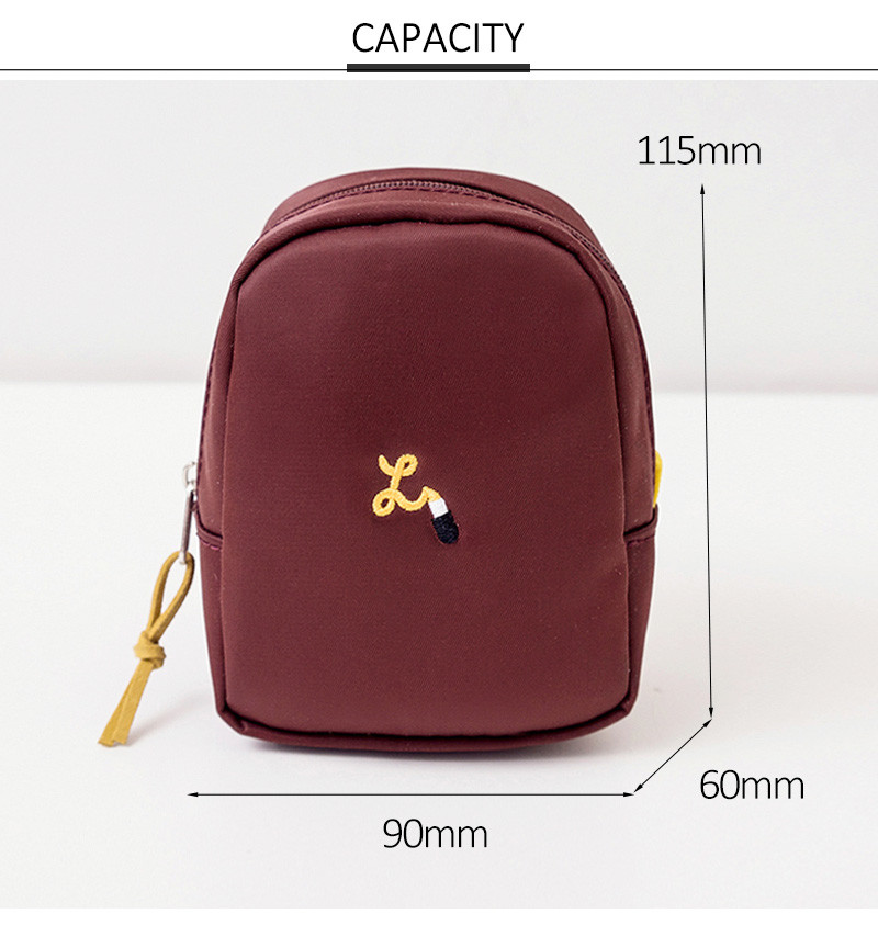 Wholesale Waterproof Polyester Small Pouch Bag Zip for Travel