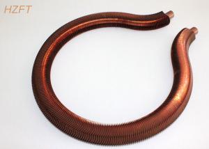 Wholesale Extruded Copper / Cupronickel Fin Coil Heat Exchanger for Water Heater Boilers from china suppliers