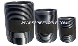 Wholesale Casting Niple Negro Cedula 40 Rosc 1&quot; X 4&quot; NPT ANSI / ASME B1.20.1 from china suppliers