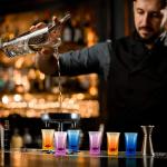 Customized Printing 6 Shot Glass Dispenser And Holder Bar Shot Dispenser With